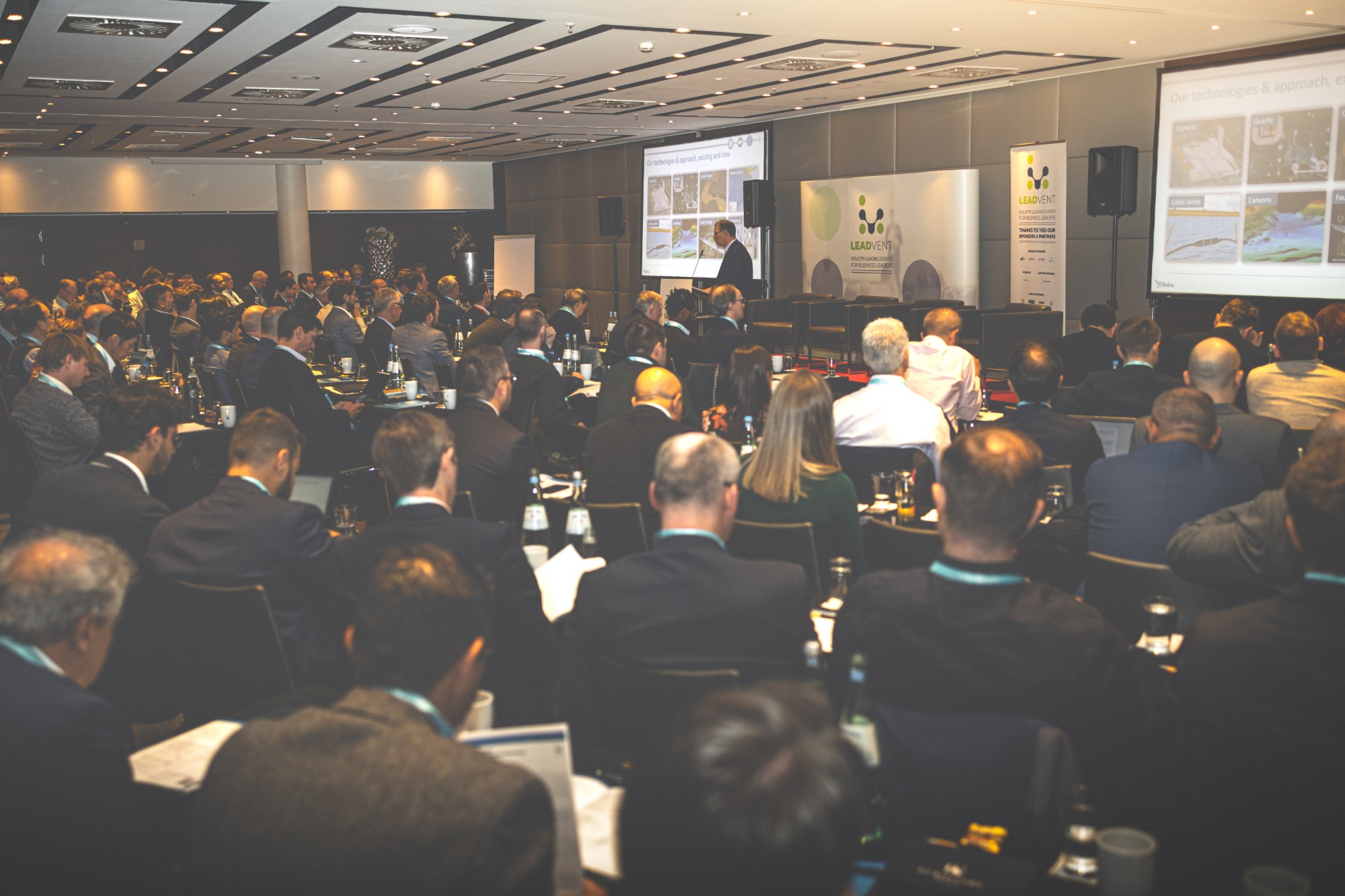 Senior-level delegates at a Leadvent Group forum in session